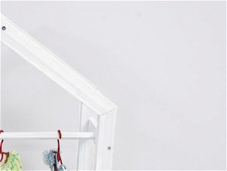 Detský stojan na oblečenie premium biely dostupné rozmery: 100 cm x 40 cm x 138 cm 7