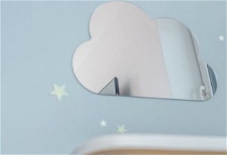 ELIS DESIGN Dizajnové detské zrkadlo zajačik, oblak varianta: oblak 5