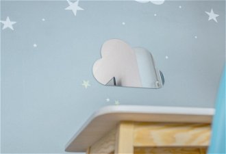 Dizajnové detské zrkadlo zajačik, oblak variant: oblak 2
