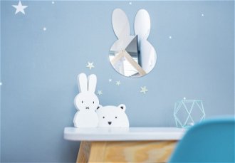 ELIS DESIGN Dizajnové detské zrkadlo zajačik, oblak varianta: zajačik
