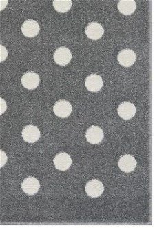ELIS DESIGN koberec do izby s bodkami farba: striebornosivá - biela, rozmer: 100 x 160 cm 9