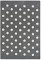 ELIS DESIGN koberec do izby s bodkami farba: striebornosivá - biela, rozmer: 100 x 160 cm