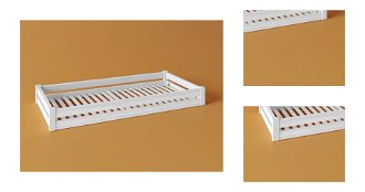 ELIS DESIGN Šuplík k domčekovým posteliam PREMIUM biely Rozmery: 120 x 200 cm 3