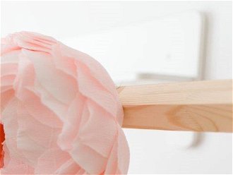 ELIS DESIGN Uzavretý kvet pivonky na zavesenie - na posteľ alebo stenu Farba: Biela 7