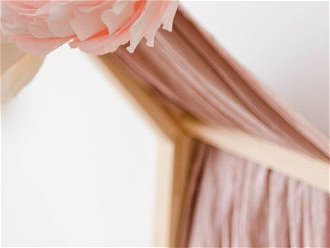 ELIS DESIGN Uzavretý kvet pivonky na zavesenie - na posteľ alebo stenu Farba: smotanová 9