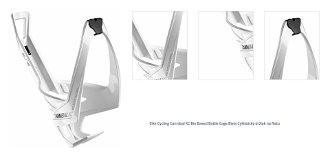 Elite Cycling Cannibal XC Bio Based Bottle Cage Biela Cyklistický držiak na fľašu 1