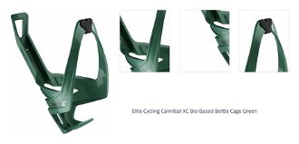 Elite Cycling Cannibal XC Bio-Based Bottle Cage Green Cyklistický držiak na fľašu 1