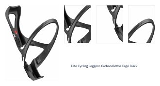 Elite Cycling Leggero Carbon Bottle Cage Black Cyklistický držiak na fľašu 1