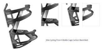 Elite Cycling Prism R Carbon Black Matt Cyklistický držiak na fľašu 1