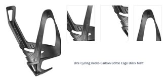 Elite Cycling Rocko Carbon Black Matt Cyklistický držiak na fľašu 1