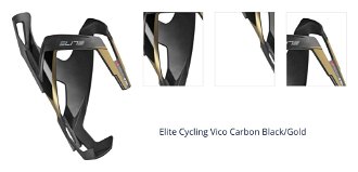 Elite Cycling Vico Black/Gold Cyklistický držiak na fľašu 1