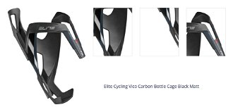 Elite Cycling Vico Carbon Black Matt Cyklistický držiak na fľašu 1