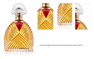 Emanuel Ungaro Diva parfumovaná voda pre ženy 100 ml 1