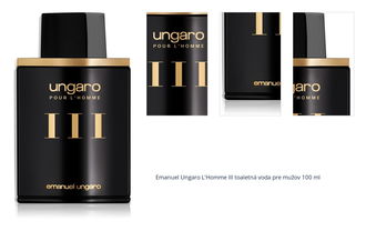 Emanuel Ungaro L'Homme III toaletná voda pre mužov 100 ml 1