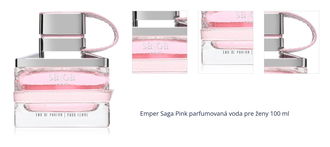 Emper Saga Pink parfumovaná voda pre ženy 100 ml 1