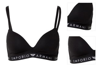 Emporio Armani Podprsenka  čierna / biela 3