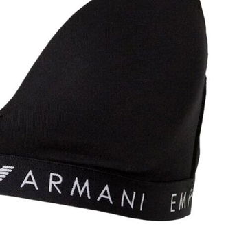 Emporio Armani Podprsenka  čierna / biela 9