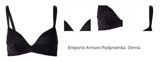 Emporio Armani Podprsenka  čierna 1