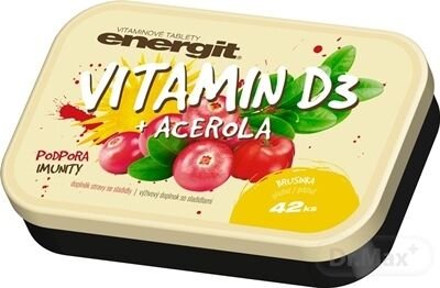 Energit vitamín D3 + acerola 42 tbl