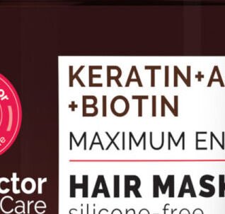 Energizujúca maska pre slabé a mastné vlasy The Doctor Keratin + Arginine + Biotin Mask - 295 ml 5