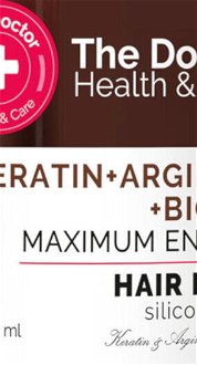 Energizujúca maska pre slabé a mastné vlasy The Doctor Keratin + Arginine + Biotin Mask - 946 ml + darček zadarmo 5