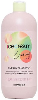 Energizujúci šampón pre slabé a jemné vlasy Inebrya Ice Cream Energy Shampoo - 1000 ml (771026383) + darček zadarmo 2
