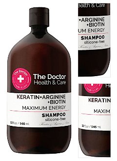 Energizujúci šampón The Doctor Keratin+Arginine+Biotin - 946 ml 3