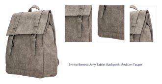 Enrico Benetti Amy Tablet Backpack Medium Taupe 1
