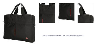Enrico Benetti Cornell 15,6" Notebook Bag Black 1