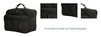 Enrico Benetti Cornell 15,6" Reporter Bag Black 1