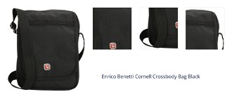 Enrico Benetti Cornell Crossbody Bag Black 1