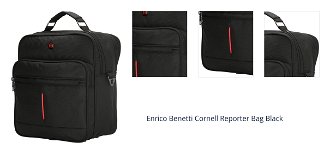 Enrico Benetti Cornell Reporter Bag Black 1