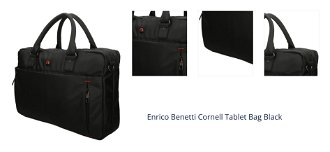 Enrico Benetti Cornell Tablet Bag Black 1