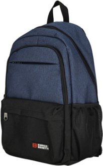 Enrico Benetti Hamburg Notebook Backpack 23 l Blue
