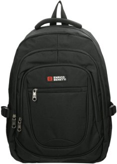 Enrico Benetti Hamburg Notebook Backpack 35,5 l Black