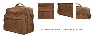 Enrico Benetti Rotterdam 15" Notebook Bag 20 l Camel 1