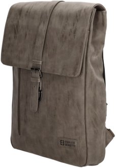 Enrico Benetti Rotterdam 17" Notebook Backpack Medium Taupe