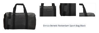 Enrico Benetti Rotterdam Sport Bag Black 1