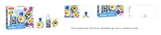 EP Line Baby Shark - EDT 50 ml + dezinfekční gel 100 ml + přívěšek na klíče 1