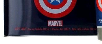 EP Line Captain America - EDT 100 ml + balzám po holení 100 ml + sprchový gel 100 ml 8