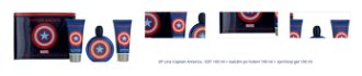 EP Line Captain America - EDT 100 ml + balzám po holení 100 ml + sprchový gel 100 ml 1