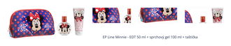 EP Line Minnie - EDT 50 ml + sprchový gel 100 ml + taštička 1