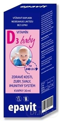 EPAVIT Vitamín D3 baby pre deti