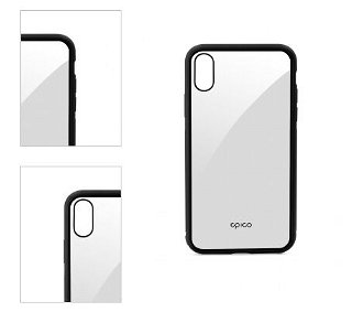 Epico Glass Case pro iPhone XR - transparentný/čierny 4