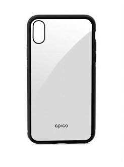 Epico Glass Case pro iPhone XR - transparentný/čierny