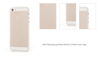 EPICO Plastový kryt pre iPhone XR EPICO ULTIMATE GLOSS - biely 1