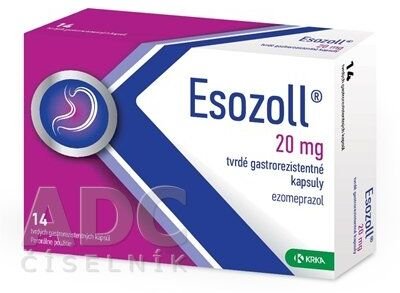 Esozoll Esozoll 20 mg 14 tvrdých kapsúl