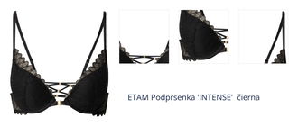 ETAM Podprsenka 'INTENSE'  čierna 1