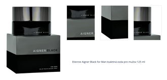 Etienne Aigner Black for Man toaletná voda pre mužov 125 ml 1