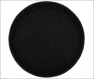 Eton černý koberec kulatý - eton čierny koberec guľatý